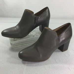 Naturalizer “Misha” Almond Toe Ankle Boots